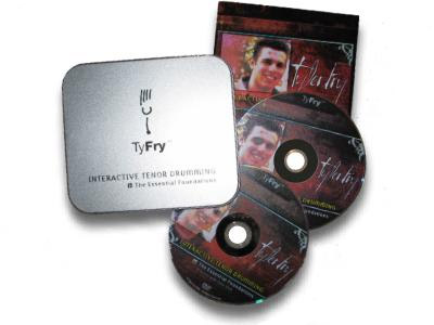 TyFry™ 'Interactive Tenor Drumming - The Essential Foundations' CD ROM & DVD